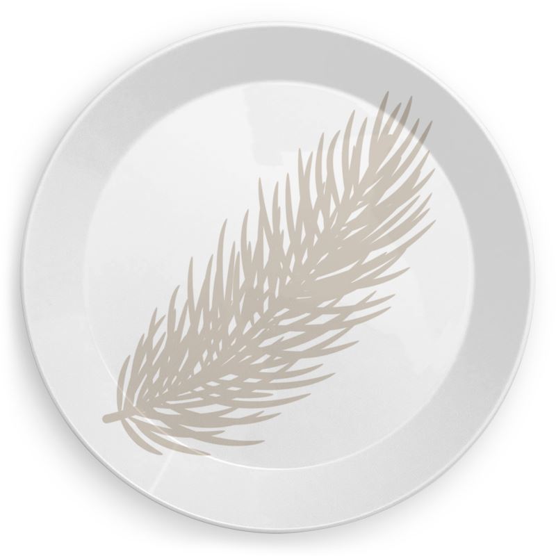 Decorative store plastic plates