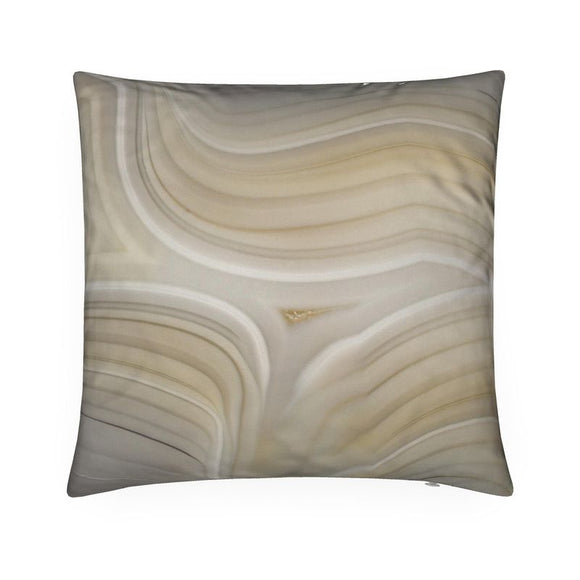 Luxury Velvet Cushion - Agate - Taupe & Greys