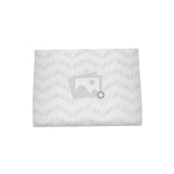 Luxury Twill Cushion – Tribal Diamond Pattern – White on Grey