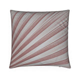 Luxury Velvet Cushion - Palm Leaf - Pink