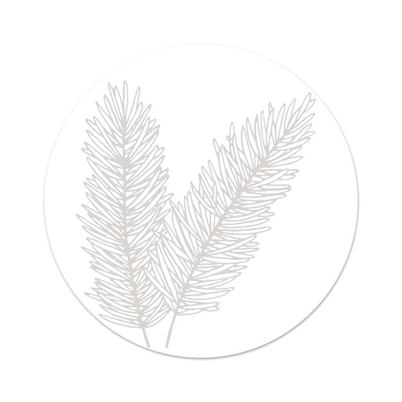 Serving Platter – Spruce – Pale Grey on White