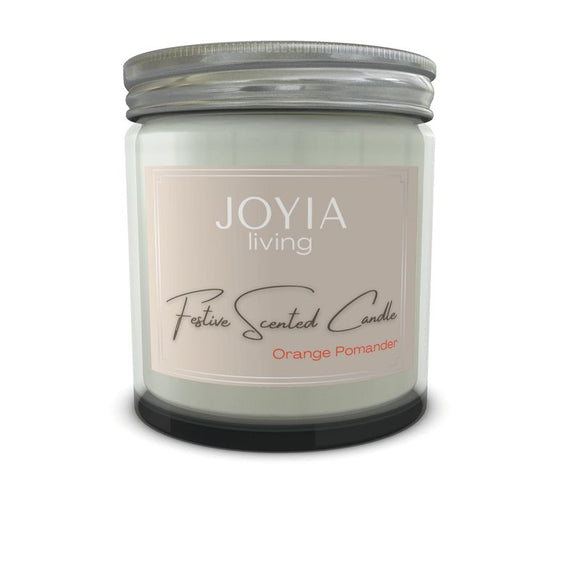 Festive Scented Jar Candle – Orange Pomander – Small 120ml