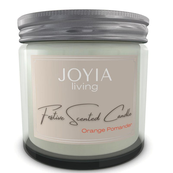Festive Scented Jar Candle – Orange Pomander – Large 250ml