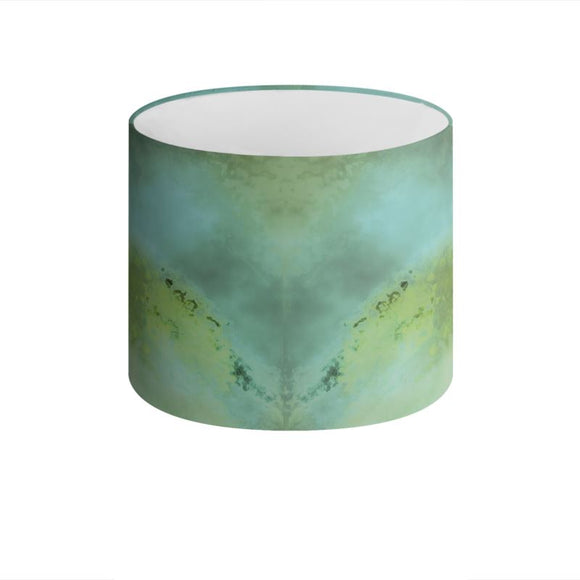 Table Lamp Shade – Abstract Marble – Green/Blue – D30cm